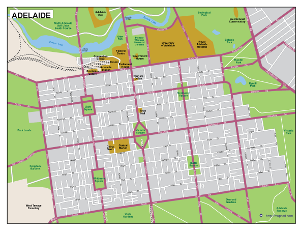 Adelaide EPS map