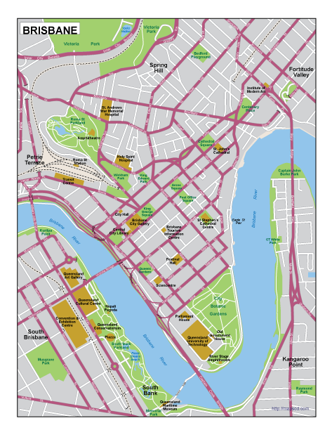 Brisbane EPS map