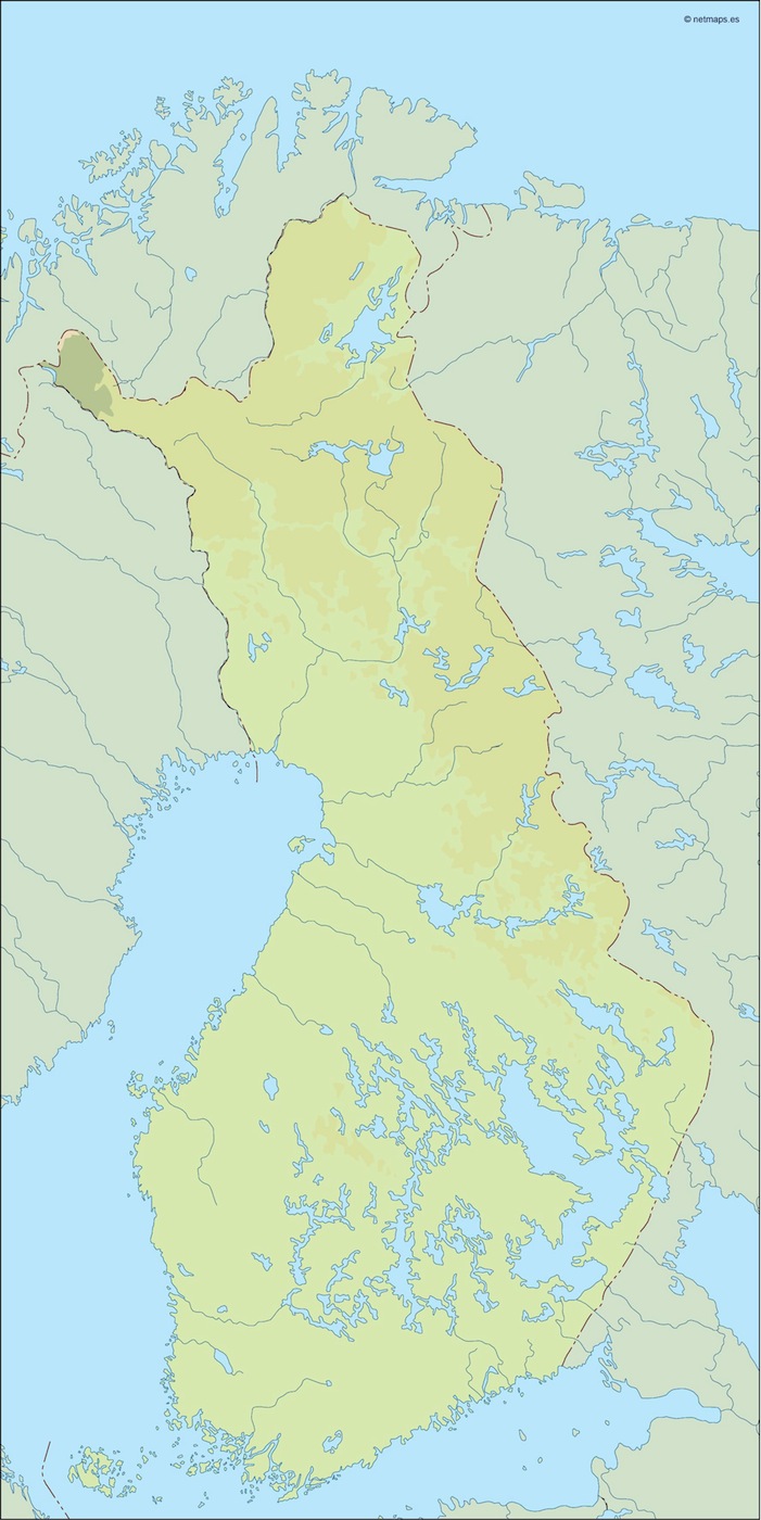 finland illustrator map